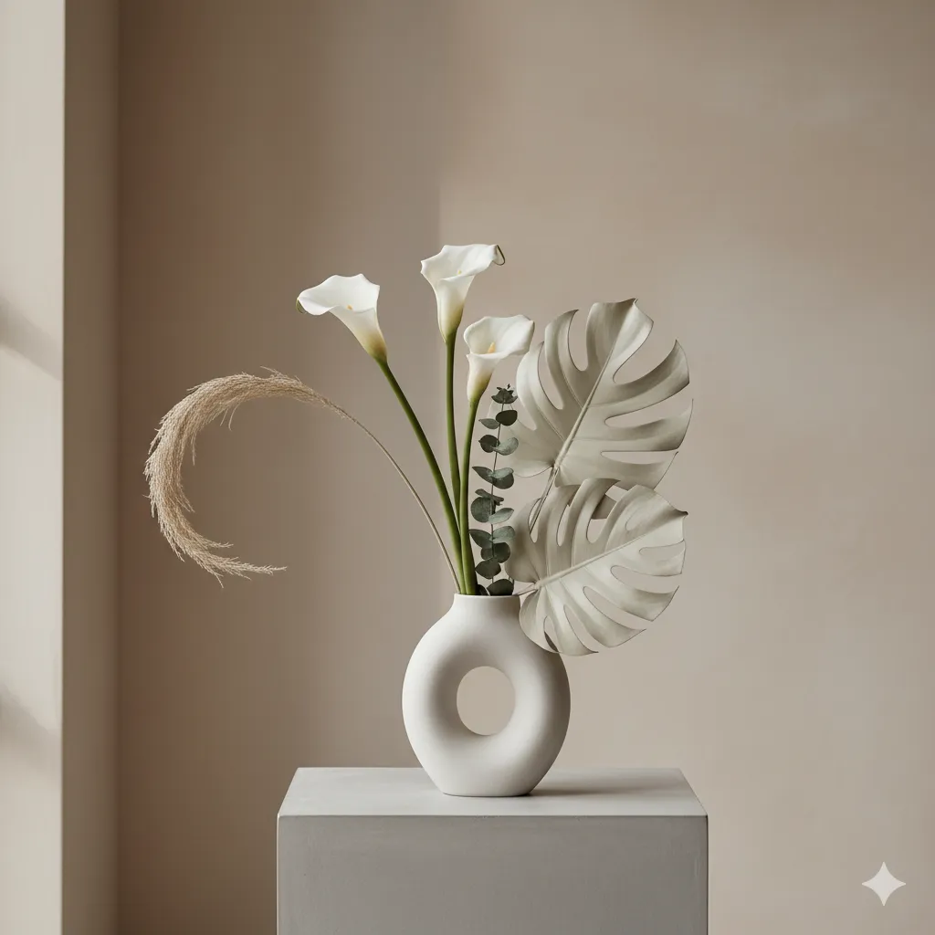 Modern Minimalist Floral Arrangement
