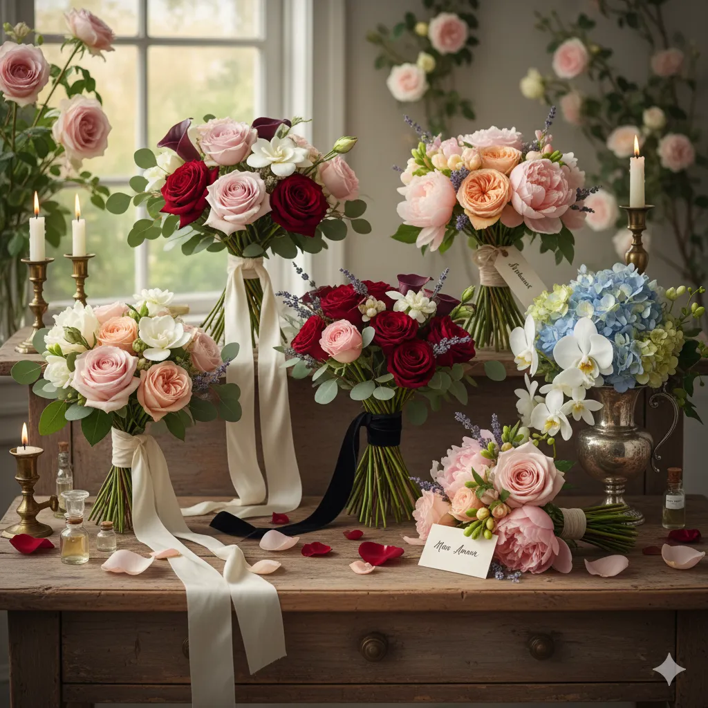 Romantic bouquets collection